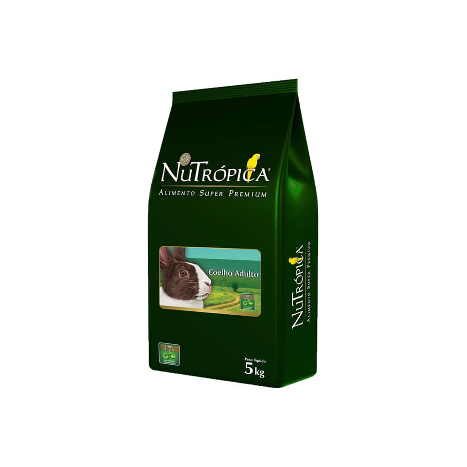 Ração Nutrópica Para Coelho Adulto Super Premium 5kg