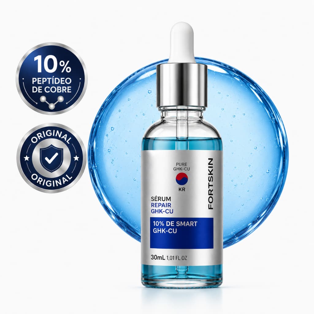 FortSkin GHK-CU 10% (Peptídeo de Cobre) Sérum Repair 30ml FortLife