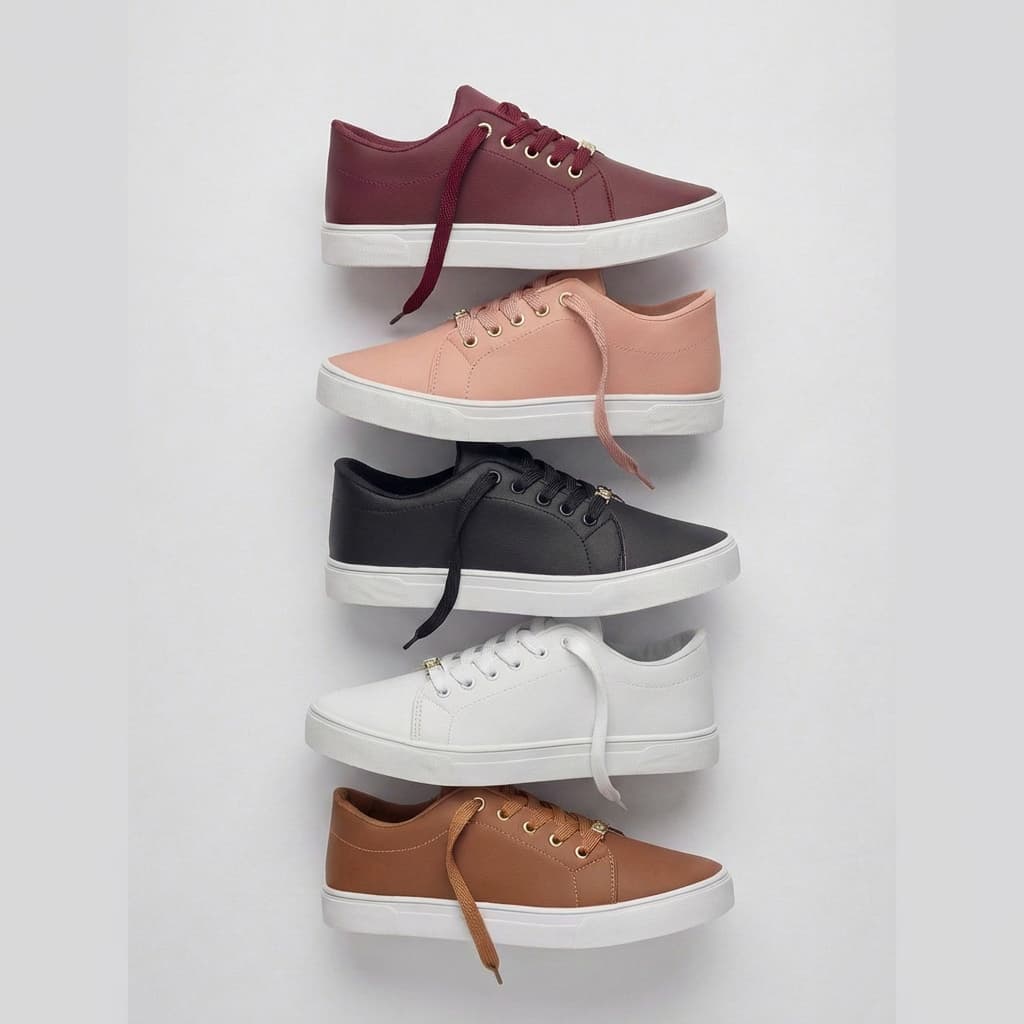 Tênis Feminino Casual Confortável Dia a Dia Sapatênis Oferta