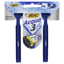 Barbeador Descartável Bic 3 Acqua Azul x 2 unidades - Bic