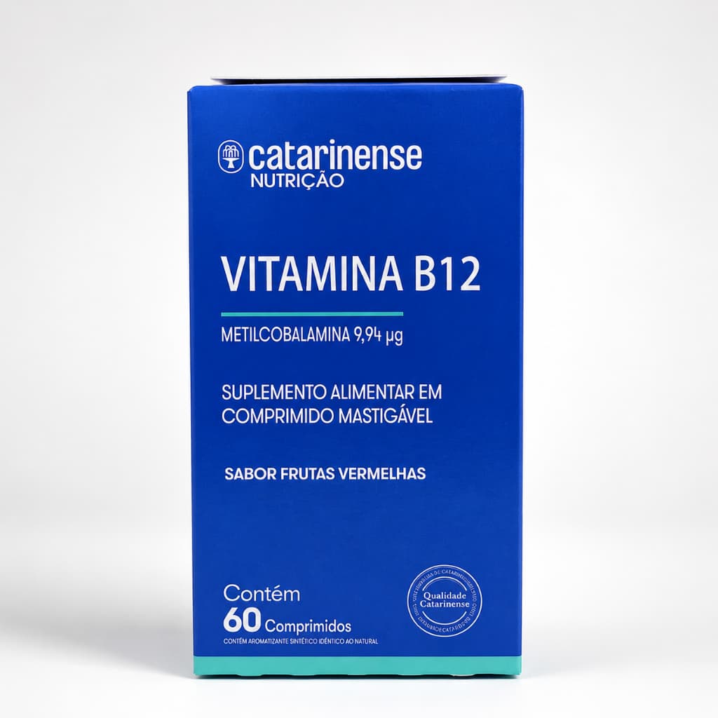 Kit Vitamina B-12 Mastigável Zero Açucar 60 Comp Maxinutri Sem Sabor