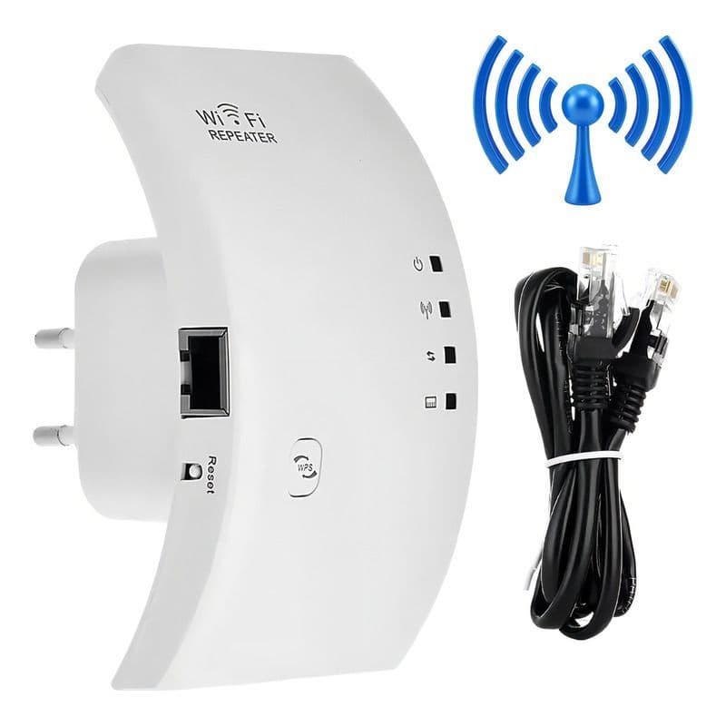 Repetidor Amplificador Sinal WiFi 300mbps Botão WPS AW-03