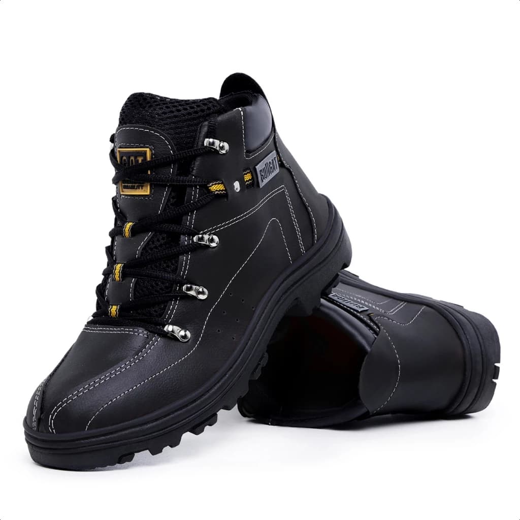 Bota Coturno Couro Sintético Promoção Envio NO MESMO DIA Confortável para Pequenas Trilhas