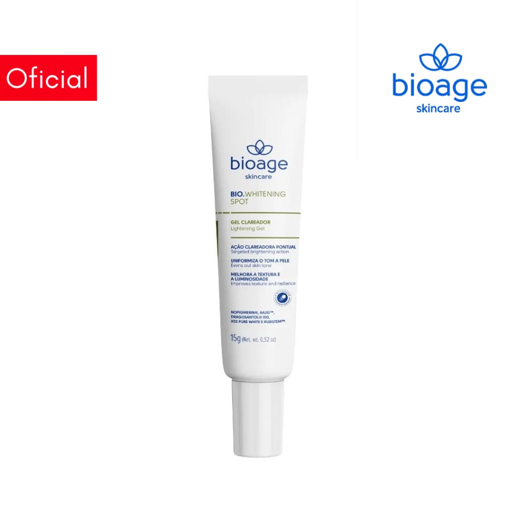 Bioage Gel Clareador Intensivo Pontual Uniformiza o Tom da Pele - Bio.Whitening Spot Gel Clareador