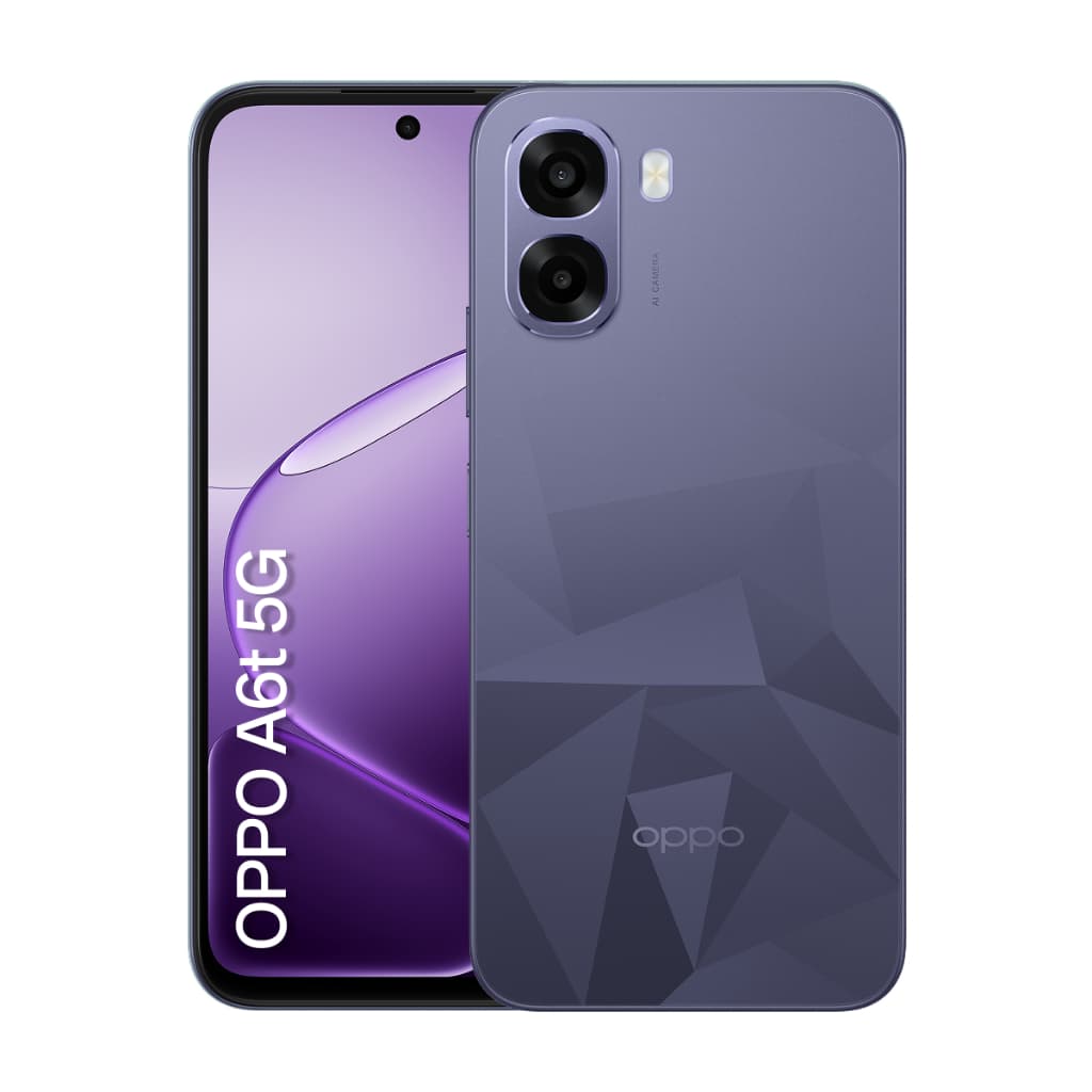 Smartphone OPPO A6t 5G 128GB 12GB (4GB+8GB) 6500mAh 50MP AI 120Hz NFC IP64