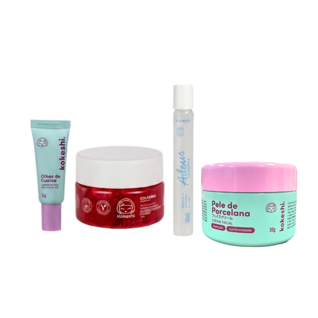 Kit Rejuvenescimento Kokeshi Colágeno Anti Olheiras Hidratante