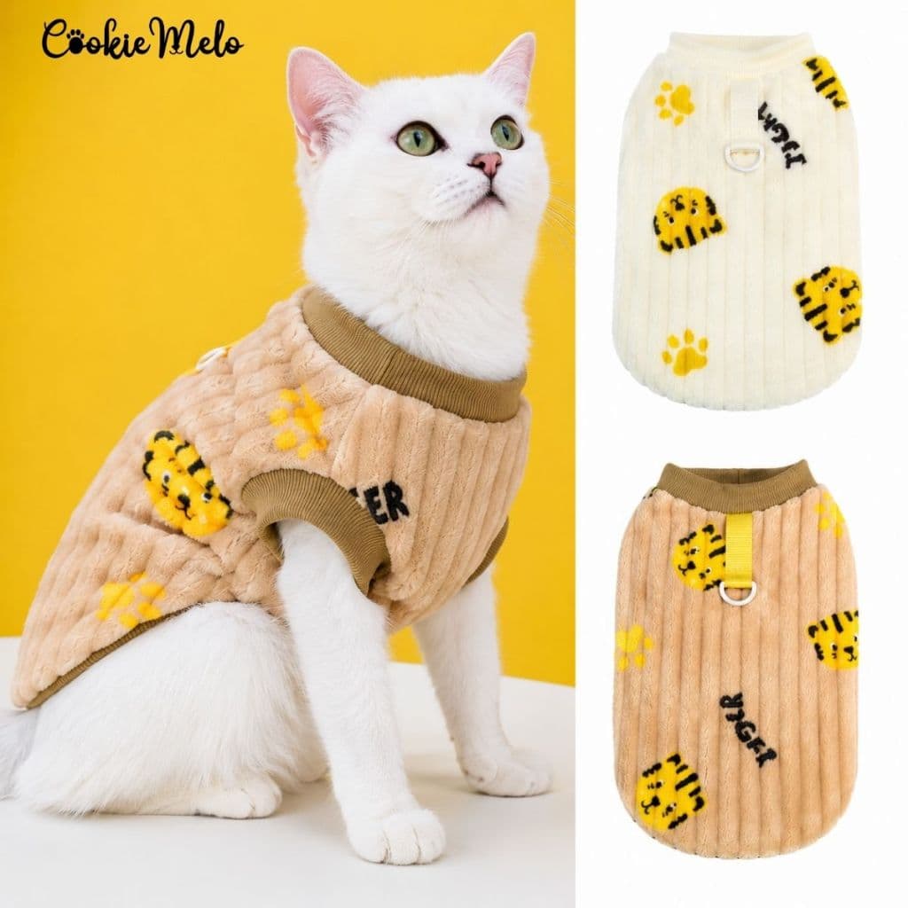 Roupa Pet Inverno Gato Cachorro Pequeno Medio Quentinha Para Dias Frios Envio Rápido Imediato