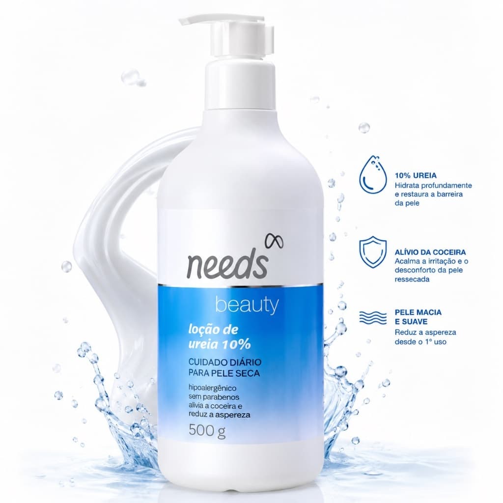Loção Hidratante Corporal Ureia 10% Needs