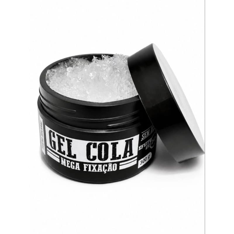 Gel Cola Amigos Barber 300g Mega Fixação Efeito Teia Gel Modelador Masculino Profissional