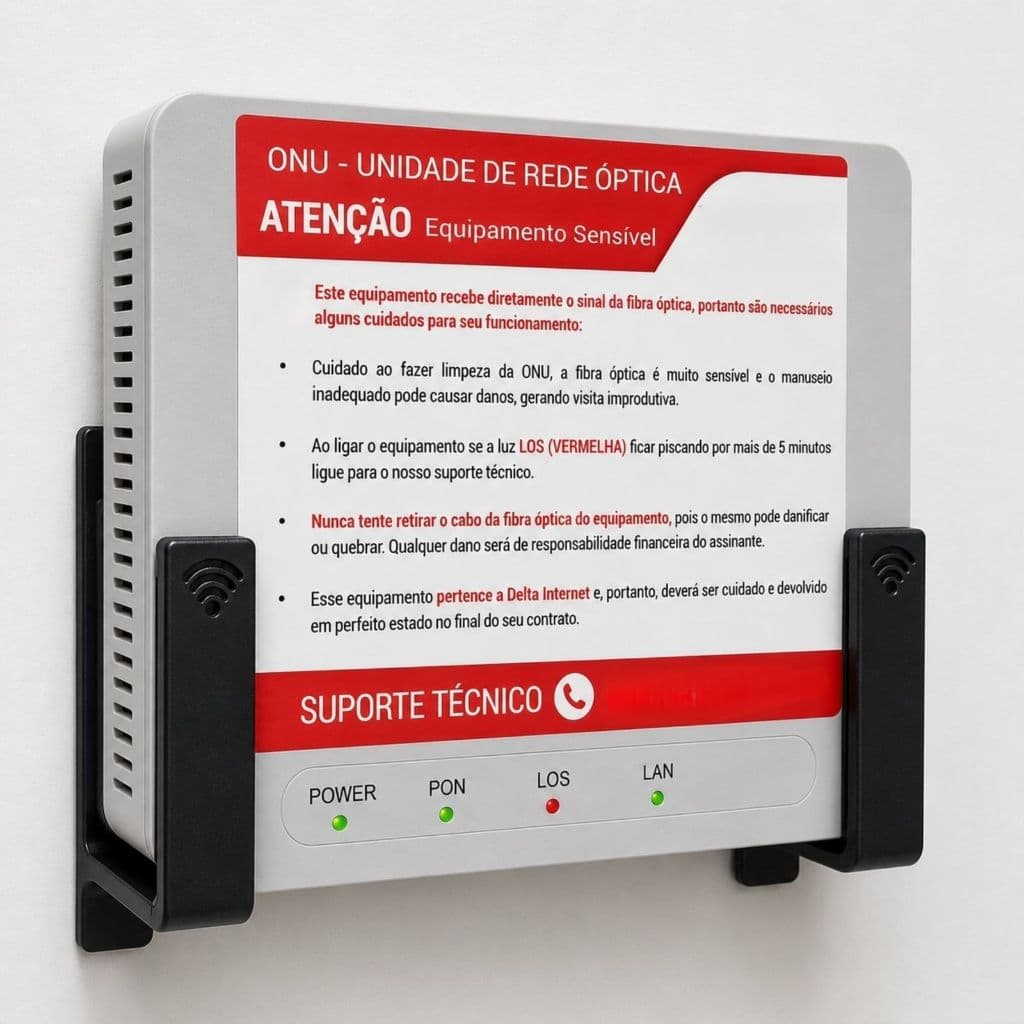 Suporte Roteador WIFI Parede Sem Furo Fita 3M Organizador Universal