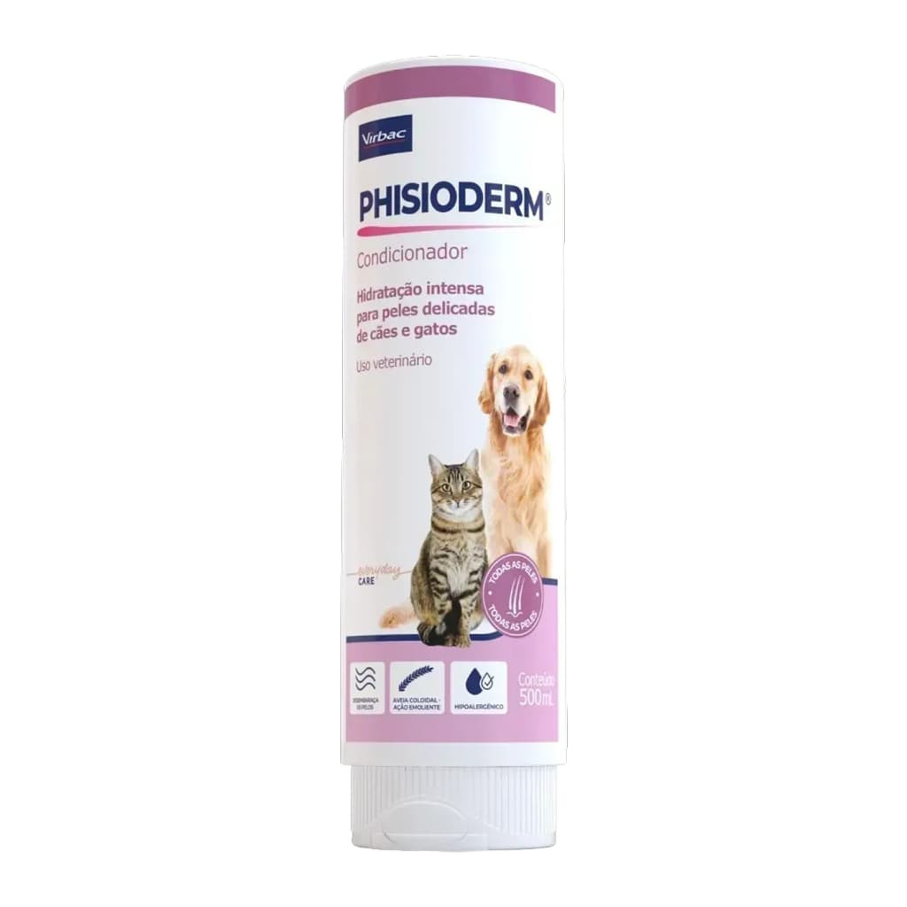 Condicionador Phisioderm para Cães e Gatos 500 ml