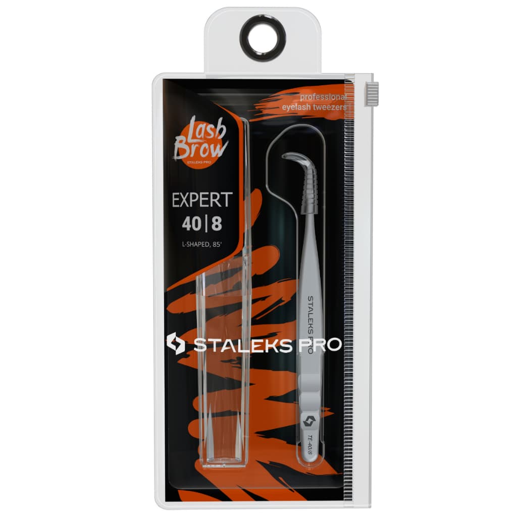 Staleks Pinca para Cilios 40-8 Serie Expert 40 Design Diagonal