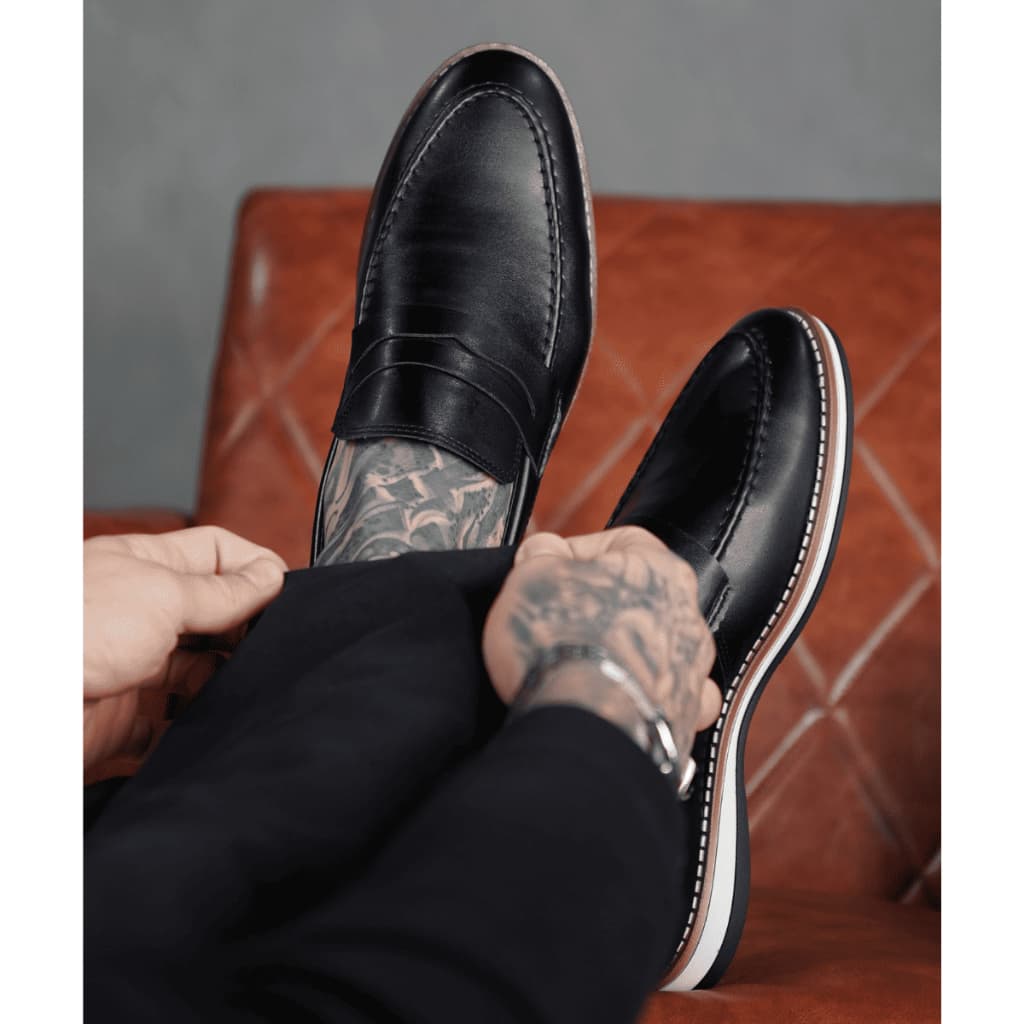 Sapato Oxford Masculino Liso Moderno Denver Sapato Masculino Social Conforto Leve Dia dos Pais