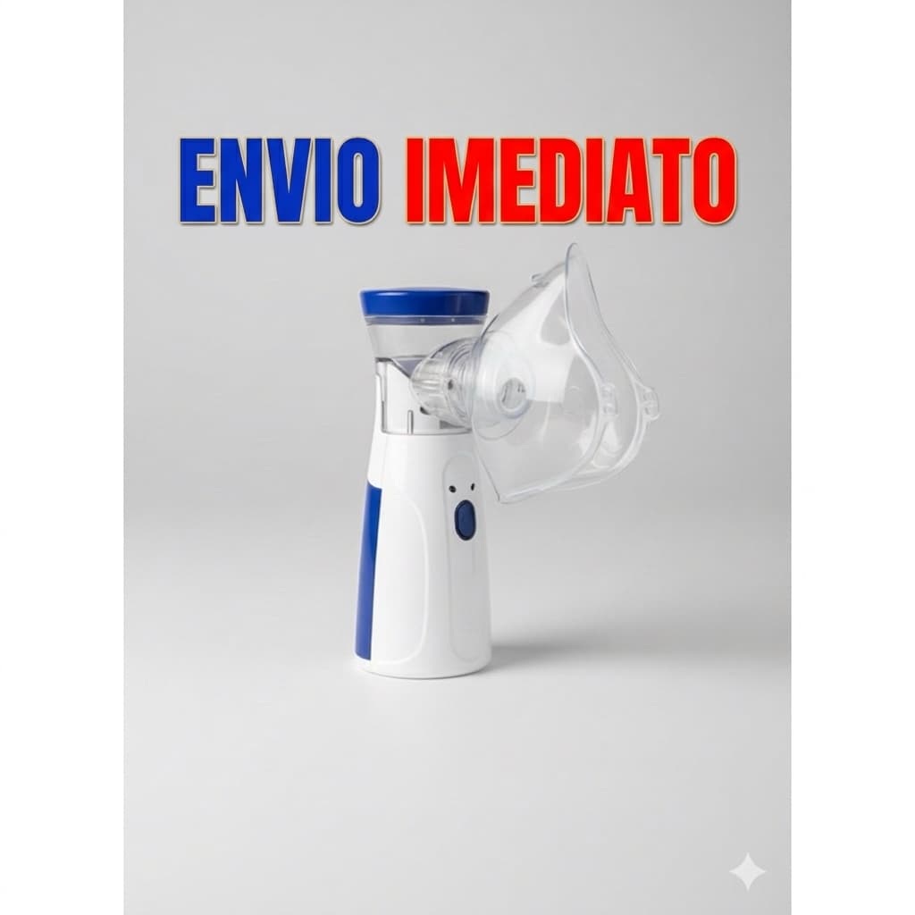 Nebulizador e Inalador Mesh Portátil Original Alta Performance e Silêncio Total Adulto e Crianças Envio Rapido