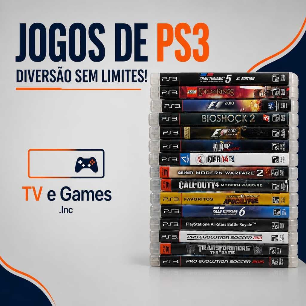 Jogos PS3 Originais Usados Diversos Títulos PlayStation 3 Mídia Física Leia a Descrição e Encontre seu Jogo Favorito!