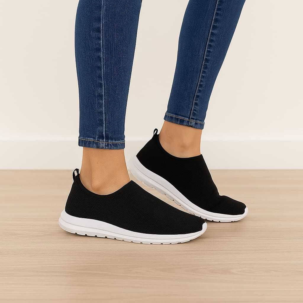 Tenis Calce Facil Slip on Ortopedico Leve Macio - Barato Promoção