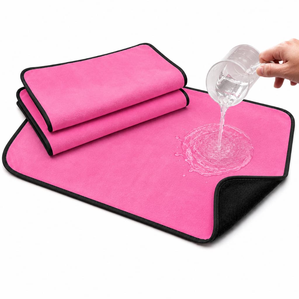 TAPETES HIGIÊNICOS LAVÁVEIS PINK 70x50 - KIT COM 3 tapetes - 200 lavagens