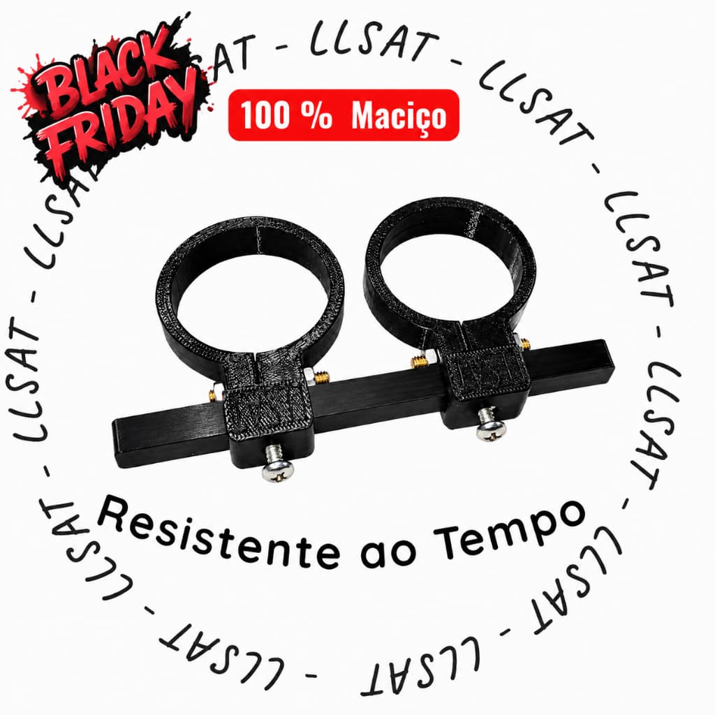 ORIGINAL LLSAT Suporte KIT Carona LNB Antena KU Satélite "Black" 70w 63w 61w 75w