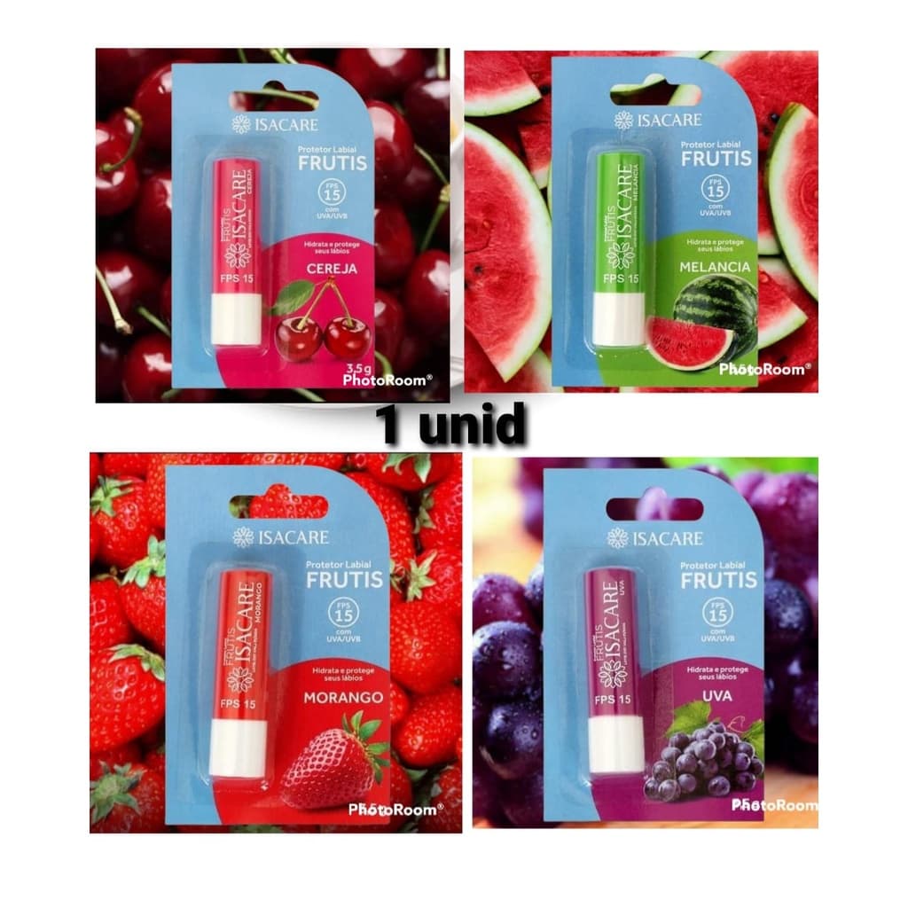 Protetor Labial Com sabor Isacare FPS15 3,5g PROMOÇÃO