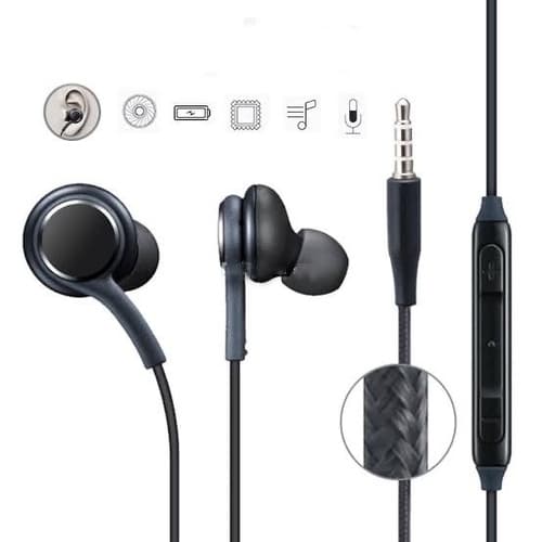 Fone com fio confortável excelente som graves e microfone