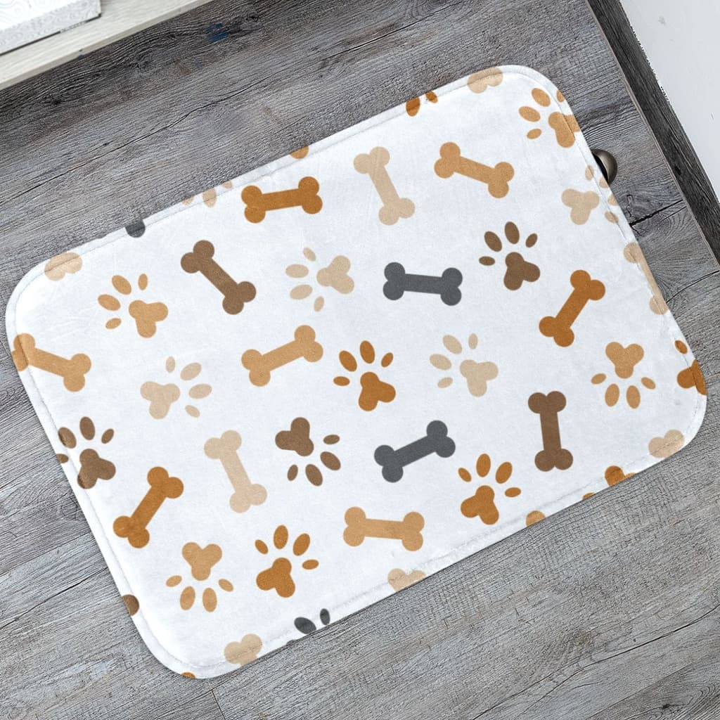 Tapete Pet Decorativo p/ Comedouro 55X35