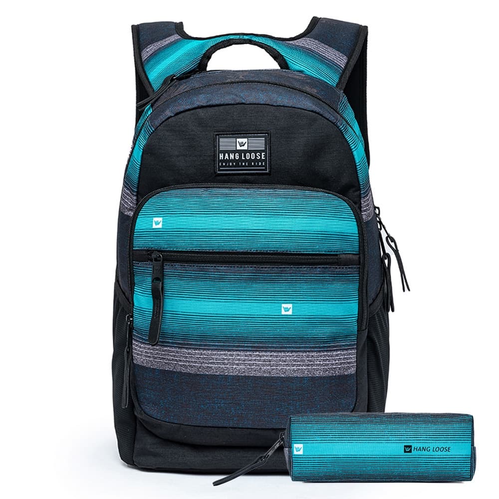 Mochila Hang Loose Estojo Original Reforçada Moderna Espaçosa