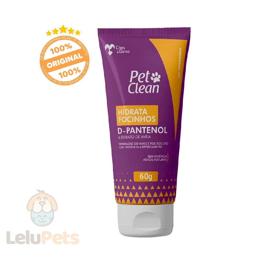 Creme Pet Clean Hidratante Para Focinhos De Cães 60 G