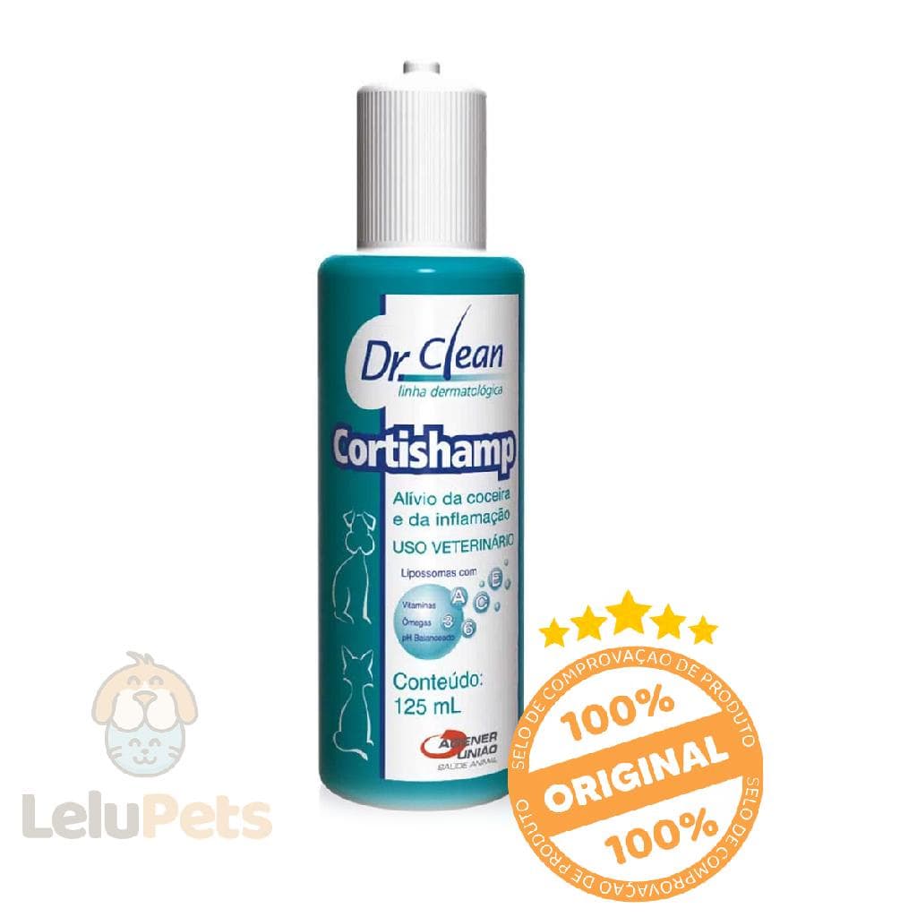 Cortishamp Shampoo Para Cães e Gatos 125ML Agener União