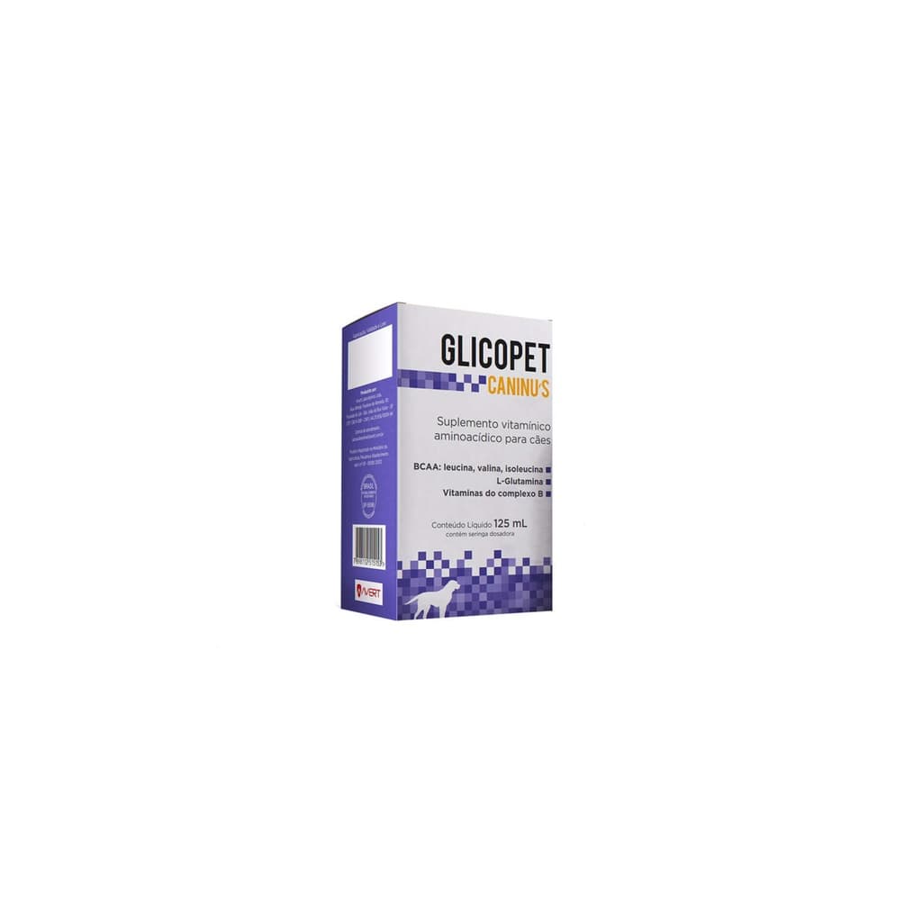 Glicopet Caninu's125ml Suplemento Vitaminico Para Cães Avert