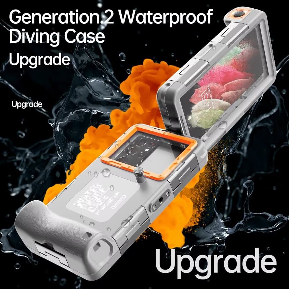 15M Caixa De Telefone De Mergulho Profissional Compatível Para iPhone 14 Pro MAX 15 13 12 11 XS XR 7 8 IPX8 Waterproof
