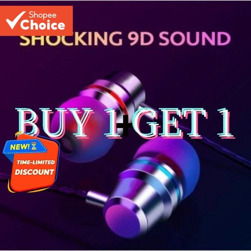 Fones De Ouvido Com Fio 3.5 Mm HiFi Bass Redução De Ruído Esportivos Microfone