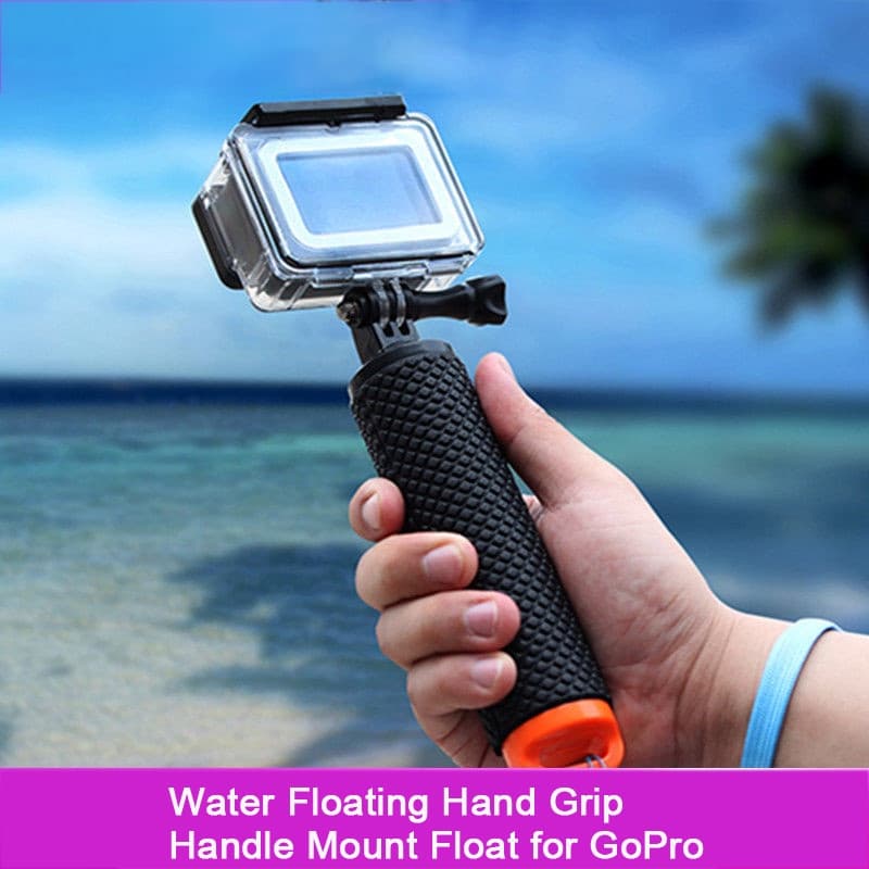 Novo Novo [ESTOQUE PRONTO] Flutuador de Mão com Suporte para Câmera GoPro Hero - Acessórios Flutuantes com Bastão de