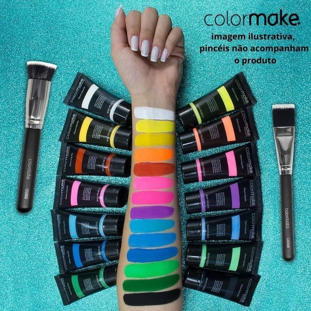 Clown Liquido 30 Ml Maquiagem Artística Pró Escolha Sua Cor