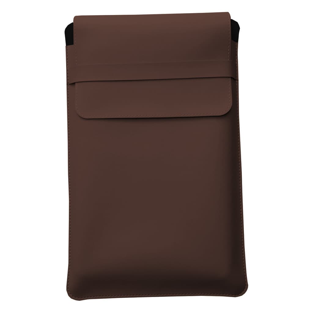 Case Pasta Capa Para Notebook Couro Sintético Marrom