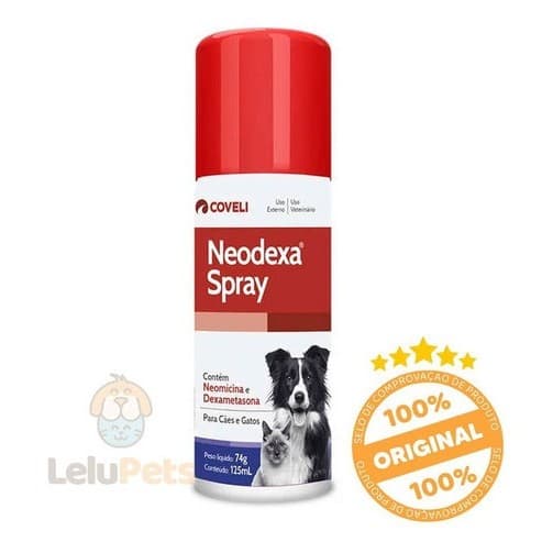Neodexa Spray Cães e Gatos 125ml - COVELI