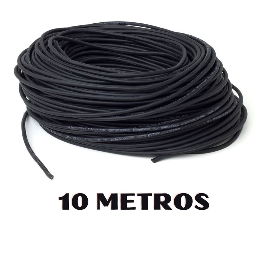 FIO MICROFONE SANTO ANGELO X30 PRETO 10 METROS