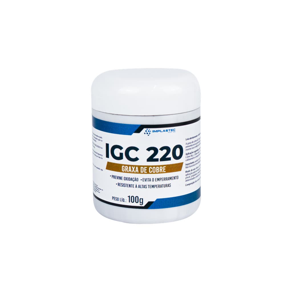 Pasta de Cobre IMPLASTEC IGC 220 - 100g