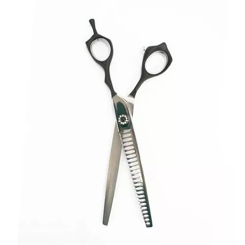 Tesoura MBS Profissional Pet Tubarão - Cabo Preto - 7.5"