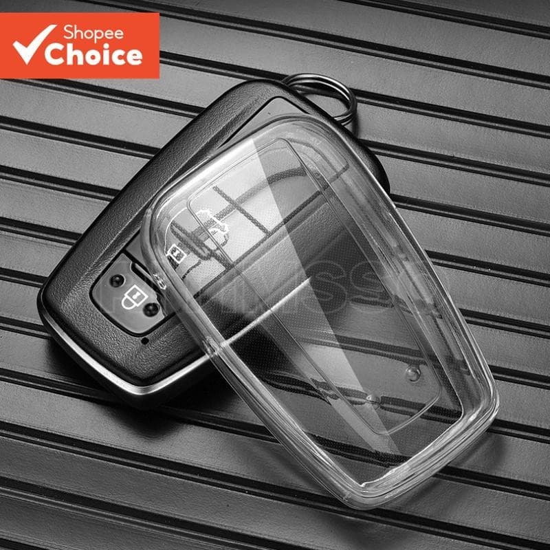 Protetor de Caixa Chave TPU Macio para Toyota Prius Camry Corolla C-HR CHR RAV4 Prado 2018-2022