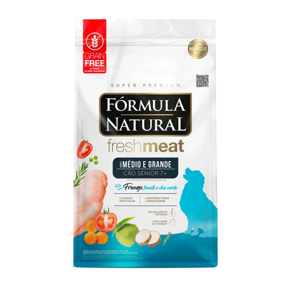FORMULA NATURAL FRESH MEAT SENIOR MEDIO E GRANDE 12KG