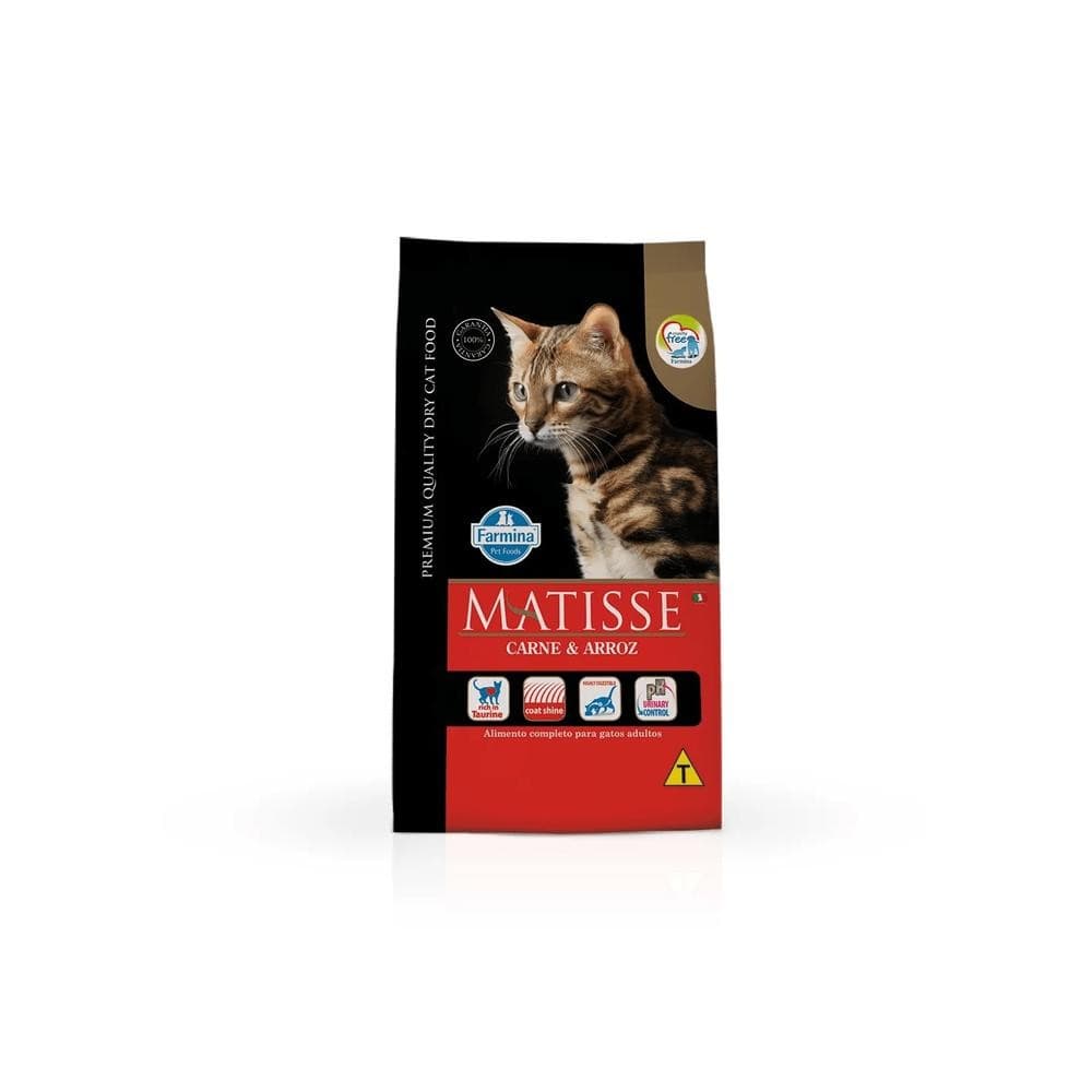 Ração Farmina Matisse Carne e Arroz para Gatos Adultos 7,5kg