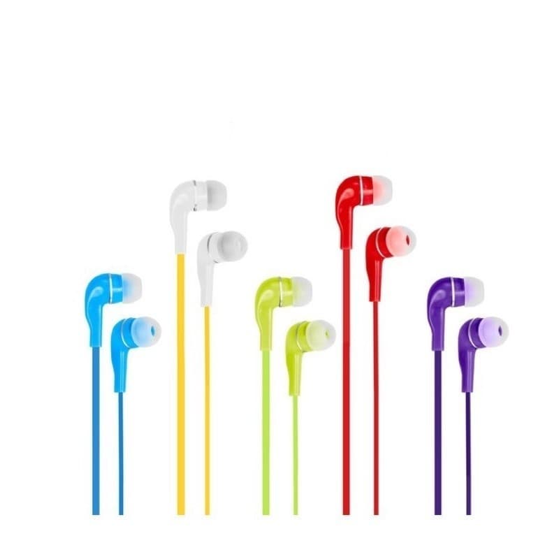 Peças 1 a 10 Fone de Ouvido com Fio Colorido Stereo Headphone