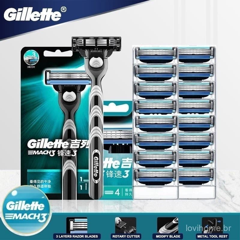 Gillette MACH3 | Barba Perfeita - Frete Grátis