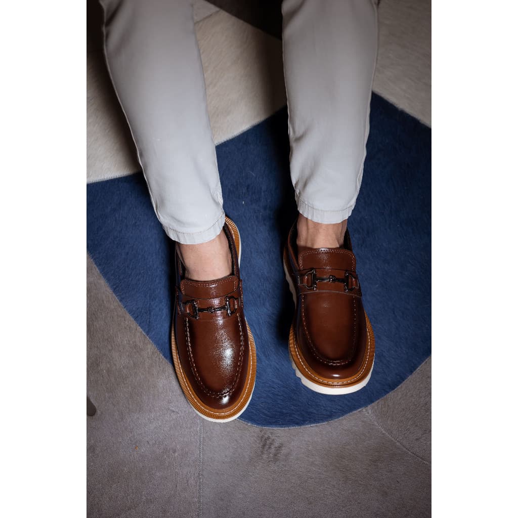 Sapato Masculino Dublin Oxford Tratorado Social Mocassim Casual Moderno Conforto Estilo Festa Dia dos Pais
