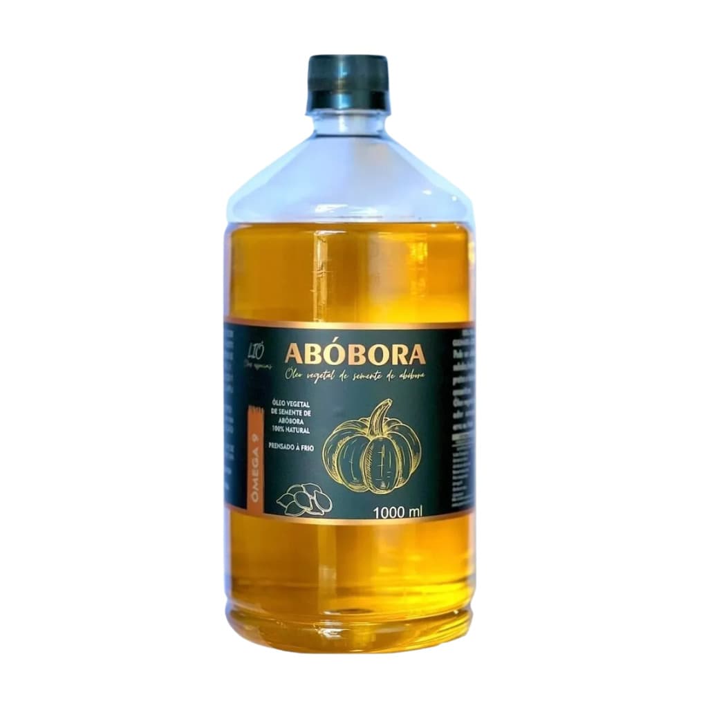 Óleo De Abóbora Puro 1000ml 100% Natural 1litro