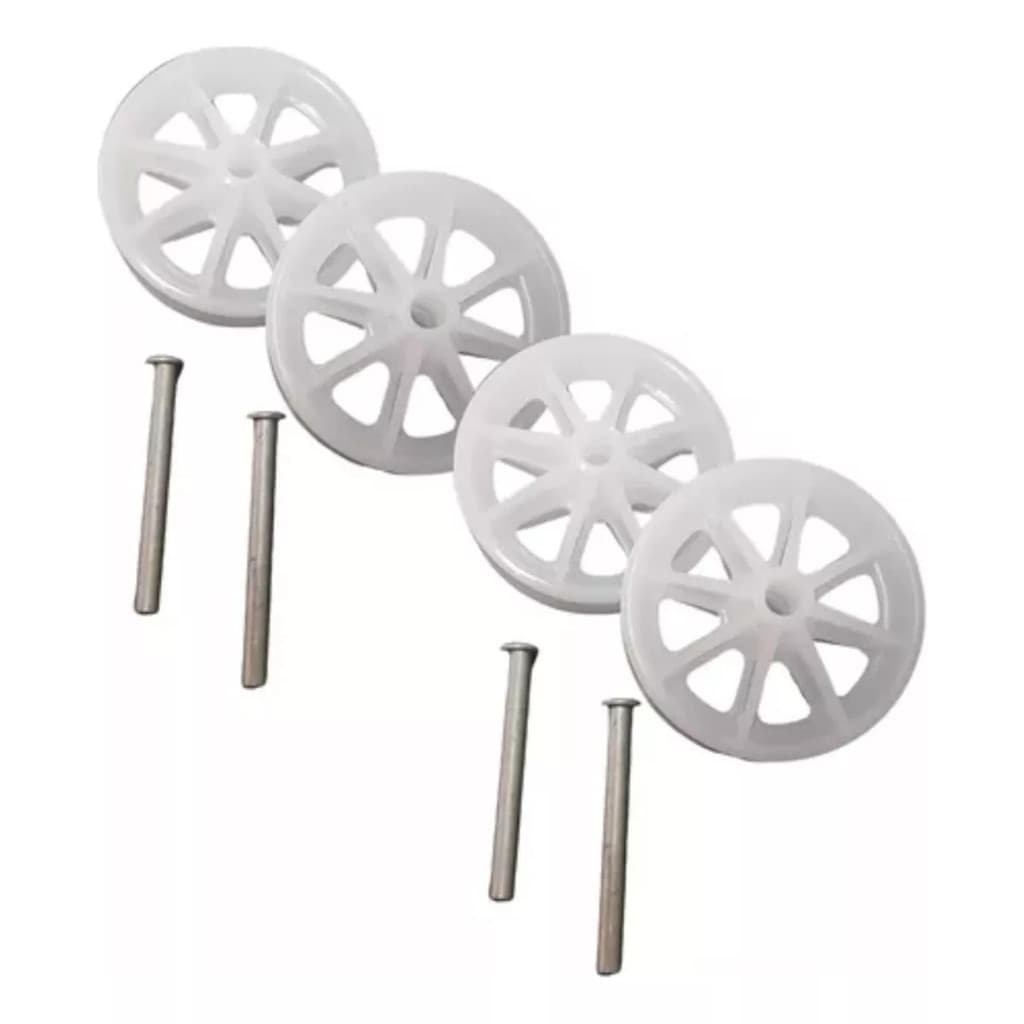 Kit 4 Rodinhas Para Freezer CHB42 Consul
