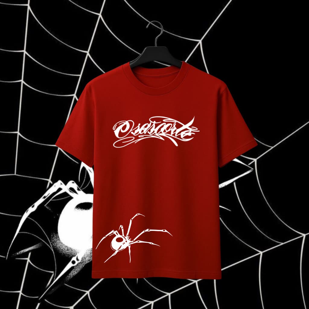 Camiseta Osascorte 244 Camisa Aranha Moto E Motoqueiro