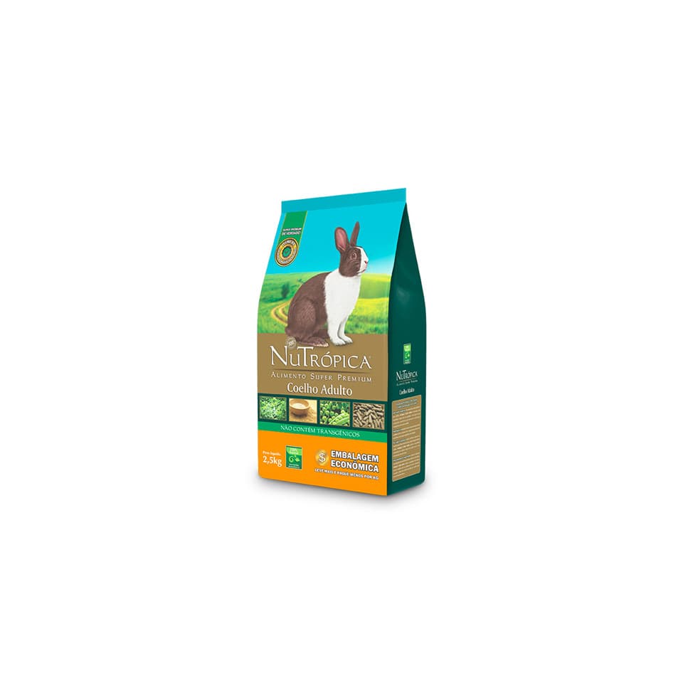 Ração Nutrópica Para Coelho Adulto Super Premium 2,5g