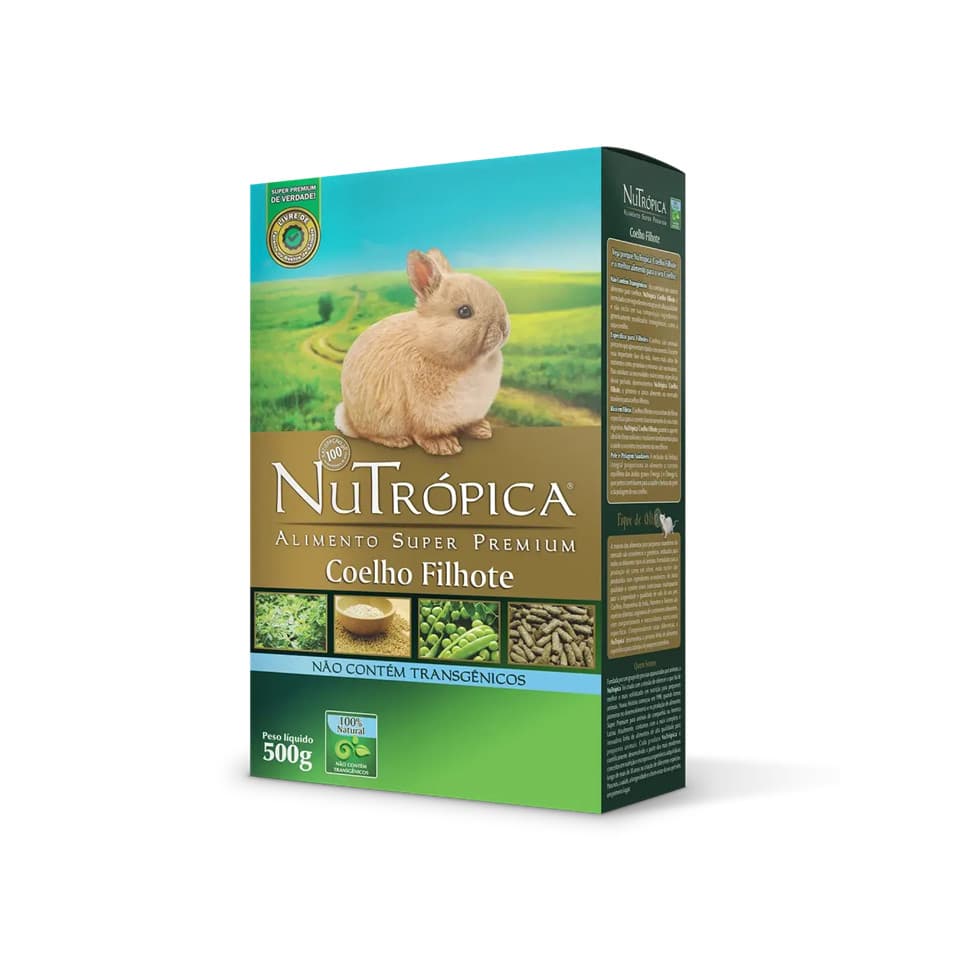 Ração Nutrópica Coelho Filhote Super Premium 500g