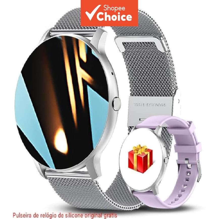 Para Homens Mulheres Smartwatch Relógio Inteligente-Primavera 2026 Chamada Bluetooth Pressão Arterial Resistente À Água